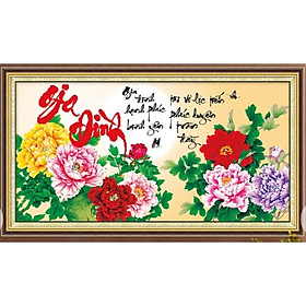 Mua Tranh đính đá Gia Đình Lg1467 (75x42) chưa đính