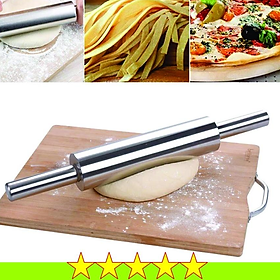 Mua Cán bột inox loại lớn có trục xoay 38 cm - CANBOTINOX380