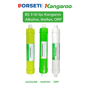 HÀNG CHÍNH HÃNG - Combo 3 lõi lọc nước Kangaroo - 789 (Alkaline, Maifan Rock, ORP)