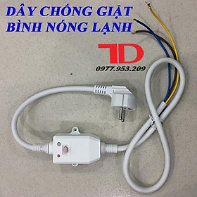 Dây Chống Giật Bình Nóng Lạnh, chống giật quạt làm mát, chống giật máy bơm