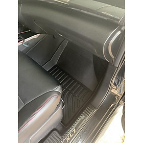 Thảm lót sàn xe ô tô Suzuki Ertiga 2018-2022 (3 hàng ghế) Nhãn hiệu Macsim chất liệu nhựa TPE cao cấp màu đen