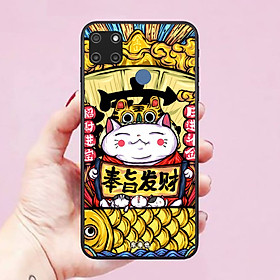 Ốp lưng điện thoại dành cho Realme C12 Hình Mèo Thần Tài