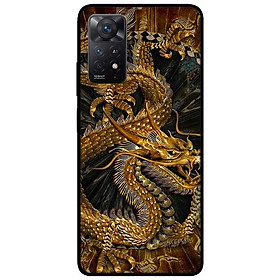 Ốp lưng dành cho Xiaomi Redmi Note 11 Pro 5G - Rồng Nền Đen