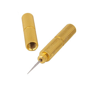 1PC Spray Airbrush Nozzle Cleaning Reamer / Wash Nozzle Needle Tool Gold