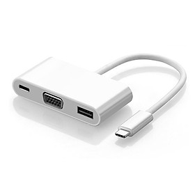 Cáp Chuyển Type C sang VGA-USB - TYPE C