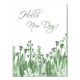 Tranh Canvas "Hello New Day" W91 Khổ Đứng