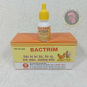 bactrim toi gà , gà rù , khô chân , chướng diều - COMBO 5 LỌ