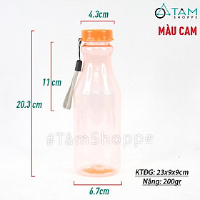 Bình đựng nước nhựa hình chai nước ngọt BĐN-01