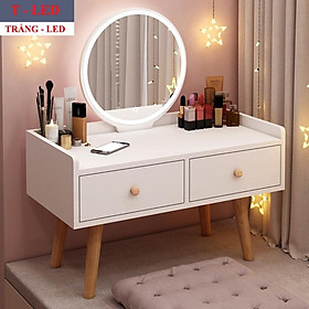 Mua Bàn trang điểm ngồi bệt HOLI (AK05) có Gương LED cảm ứng  Thiết kế nhỏ gọn  2 Ngăn Kéo rộng  sản phẩm nhiều Màu Sắc