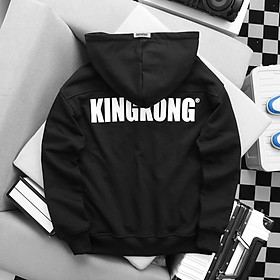 Áo Khoác Nam Nữ Hoodie Zipper Co Giãn Dày Dặn In Chữ KINGKONG Basic - Local Brand TB KINGKONG SPORT WEAR
