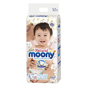 Tã Dán Moony Natural Bông Organic L38 38 Miếng