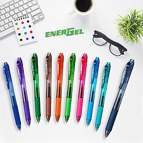 Bút Gel Pentel Energel BLN105 Ngòi 0.5mm - Mực Siêu Nhanh Khô, Nhiều Màu Lựa Chọn