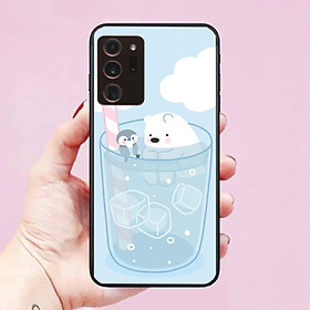 Ốp lưng điện thoại dành cho Ốp Lưng Samsung Galaxy Note 20 Ultra-5G Hình Ly Trà Sữa