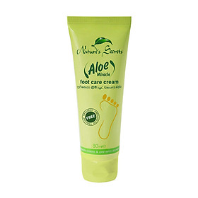 Kem Dưỡng Và Giảm Nứt Gót Chân Aloe Miracle Foot Care Cream 80ML