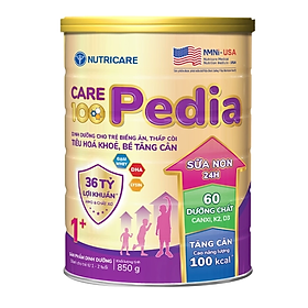 Sữa Nutricare Care 100 Gold cho trẻ biếng ăn suy dinh dưỡng 1-10 tuổi