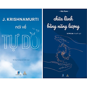 Hình ảnh Combo Sách Krishnamurti Nói Về Tự Do và Chữa Lành Bằng Năng Lượng
