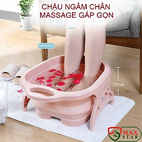 Mua Chậu Ngâm Chân MASSAGE Gấp Gọn Cao Cấp LOẠI TO