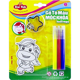 Gỗ Tô Màu Móc Khóa Tuổi Ngọ K-231 7