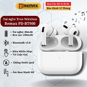 Mua Tai nghe không dây bluetooth true wireless Remax PD-BT900 Chống ồn   Âm Bass mạnh mẽ Hàng Chính Hãng Remax bảo hành 12 tháng lỗi 1 đổi 1