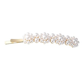 Ladies Faux Pearls Hair Pin Korean Slide Hair Clip Clamp Hair Jewelry