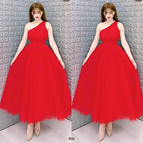 Đầm xoè dự tiệc lệch vai lưới xinh yêu TRIPBLE T DRESS - size M/L -MS325V
