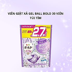 Viên giặt xả BOLD Lip Happiness Gel Ball 4D Premium Clean Nhật Bản (túi/hộp)