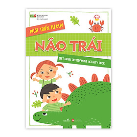 Sách cho bé - Phát tiển tư duy - Não trái, Não Phải - Bông Hoa Đỏ BANGSON - Dành cho trẻ từ 3-6 tuổi