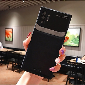 Ốp lưng da kính cao cấp hiệu Delicate dành cho SamSung Galaxy Note 10 Plus - Hàng nhập khẩu