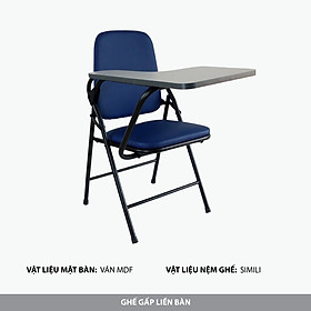 Mua Ghế Sinh viên gấp gọn liền bàn