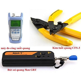 Mua Máy đo công xuất quang DXP-40D +Bút soi quang 5km cao cấp + Kìm tuốt quang CFS-3
