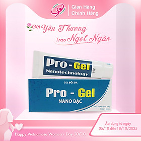 Gel Bôi Bỏng, Hăm Da, Tay Chân Miệng, Mụn Nhọt, Côn Trùng Đốt, Rôm Sảy, Zona, Thủy Đậu Pro - Gel Nano Bạc