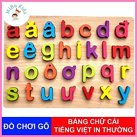 Hình ảnh Bảng chữ cái Tiếng Việt in thường hàng Việt Nam loại đẹp