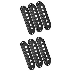 6pc Single Coil SSS  Pickup Covers for ST SQ Guitars 48/50mm