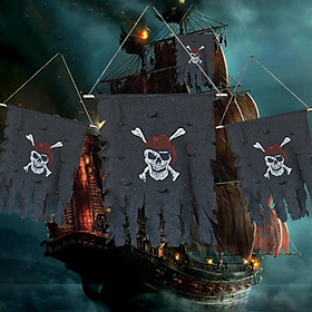 Lá Cờ Hải Tặc Trang Trí Halloween