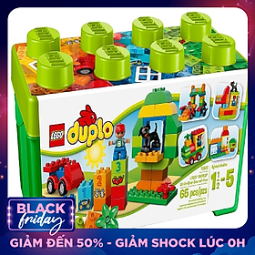Mô Hình LEGO Thùng Gạch Xanh DUPLO Vui Nhộn (65 Mảnh Ghép) - 10572