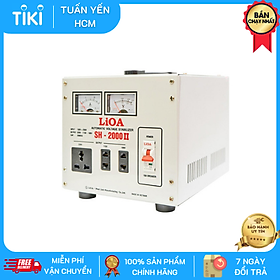 Mua Ổn áp lioa 2kva model SH - 2000 II dây đồng 100%