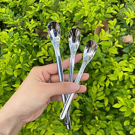 Mua Combo 3 muỗng thìa Inox 304 siêu dày dùng để uống cafe  trà  ăn kem  bánh ngọt phong cách thời trang sang trọng