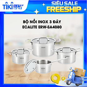 Mua Bộ nồi inox 8 món cao cấp Ecalite ERW-SA4080 - Hàng chính hãng