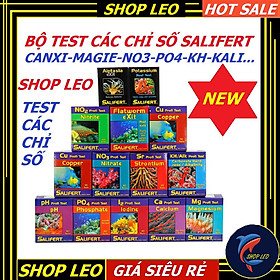 Bộ Test Salifert Canxi, Magie, NO3,PO4, KH, Kali - Bộ thử chất lượng nước-phụ kiện thủy sinh-shopleo