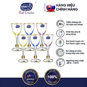 Mua Bộ 2 ly pha lê uống vang 300 ml Bohemia Czech Republic