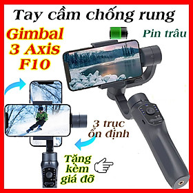 Gậy Chống Rung Cho Điện Thoại Stabilizer DualPower Tech 3-Axis Gimbal F10 Pro