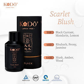 KODO - Scarlet Blush - Tinh Dầu Nước Hoa Thơm Phòng Nguyên Chất Black Collection - 15ml110ml500ml - 110ml