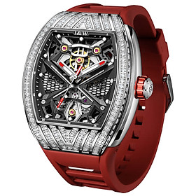 Đồng hồ nam chính hãng IW Carnival IW760G-3 Kính sapphire chống xước,Chống nước 50m,BH24 tháng,máy Automatic ( cơ) ,dây cao su chính hãng chống nước tuyệt đối,vỏ thép không gỉ bền bỉ