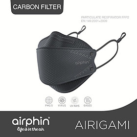 Khẩu trang FFP2 AIRIGAMI carbon - bán lẻ 22k/c