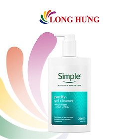Sữa rửa mặt sạch thoáng Simple Purify+ Gel Cleanser (240ml) - Hàng chính hãng