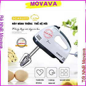 Mua Máy đánh trứng cầm tay SCARLETT Có 7 Cấp Độ có thể trộn bột và làm kem mini Shop Movava - MDT1
