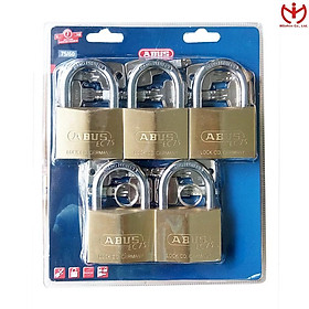 Bộ 5 ổ khóa Master Key ABUS 75/60 MK5 Thân Đồng 60mm 20 Chìa Riêng 3 Chìa Chung - MSOFT