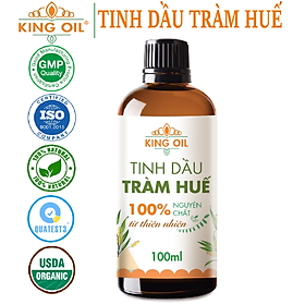 Tinh dầu Tràm Huế (Tràm Gió) nguyên chất từ  thiên nhiên, Xuất khẩu thị trường Mỹ, An Toàn Cho Bé, Xông Phòng, Khử Mùi, Kháng Khuẩn, Đuổi Muỗi, Giải Cảm - KingOil