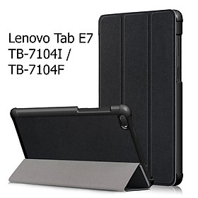 Hình ảnh Bao Da Cover Cho Máy Tính Bảng Lenovo Tab E7 TB-7104I / TB-7104F Hỗ Trợ Smart Cover
