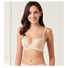 Áo ngực nữ Triumph 8296 có gọng, đệm vừa, bản lưng to định hình ngực màu Da